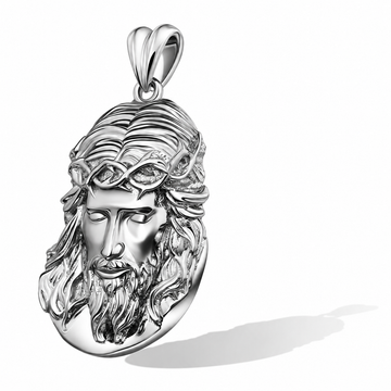 The Jesus Piece Pendant Silver