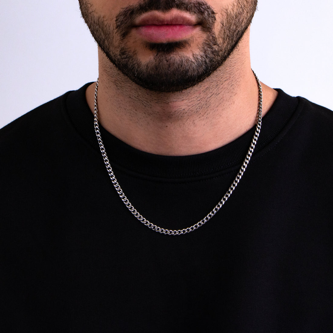 Cubano Chains Silver 4mm 20"