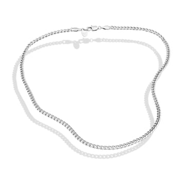Cubano Chains Silver 4mm 20"